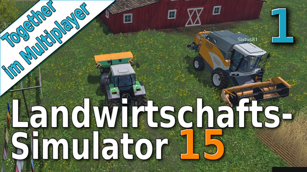 LS15 Multiplayer #1 Im Team nach Amerika Landwirtschafts Simulator 15 von der  Server Farm