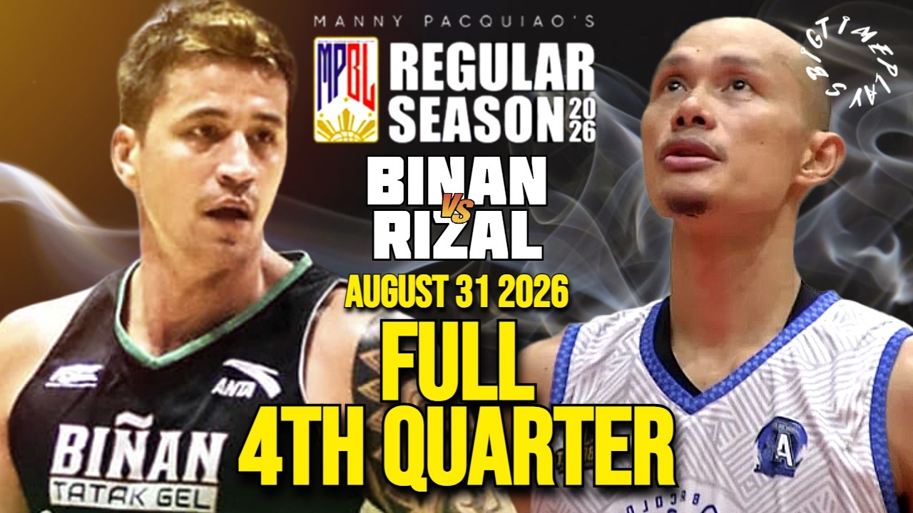 HYPEREXTENDED ELBOW INJURY! FULL 4th Quarter: Bi&ntilde;an Tatak Gel vs. Rizal Golden Coolers | MPBL 2026