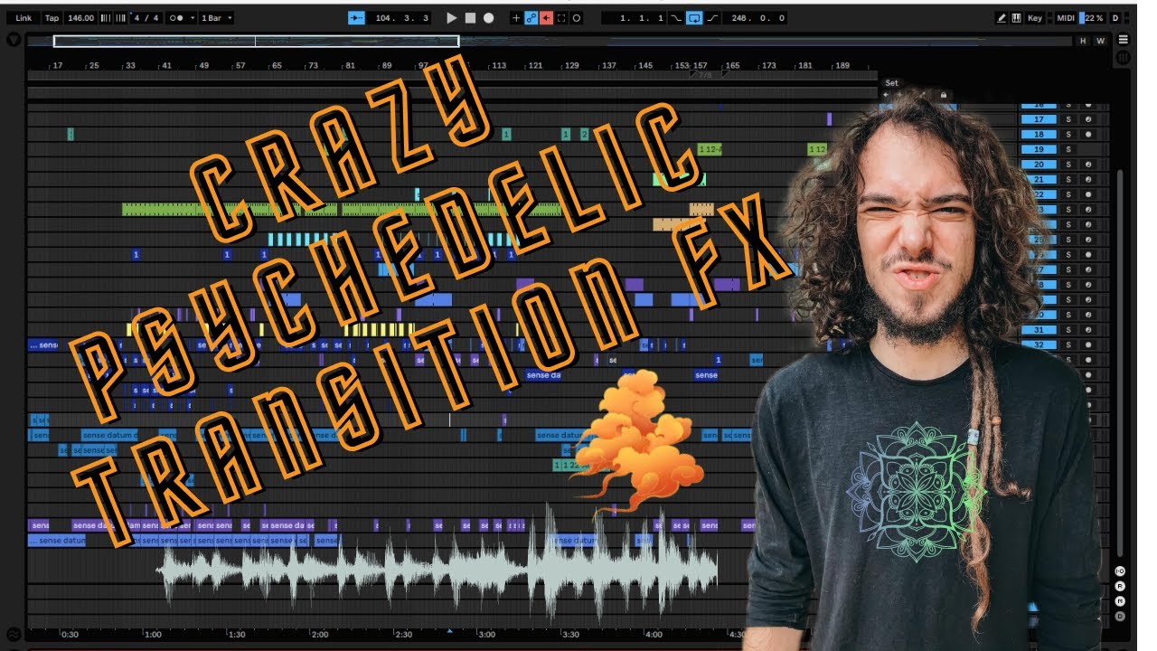 Crazy Psychedelic transition FX tutorial (+ how to transform mono sound into a stereo one)