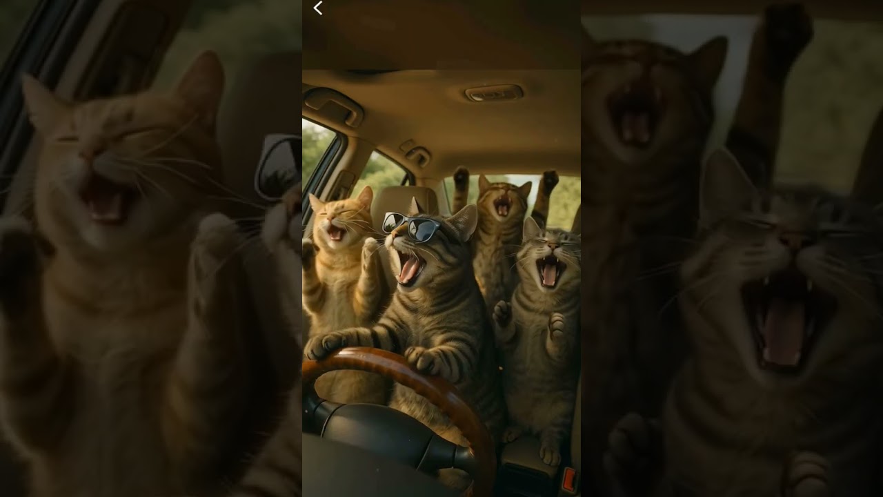 A group of anthropomorphic cats #cat #animalspecies