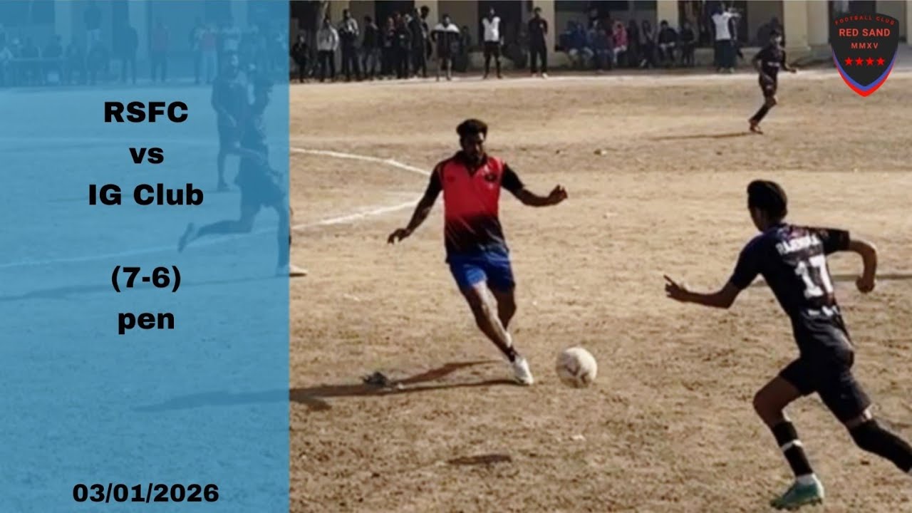 match : red sand fc vs ig club | Jodhpur Rajasthan | 03/01/2026