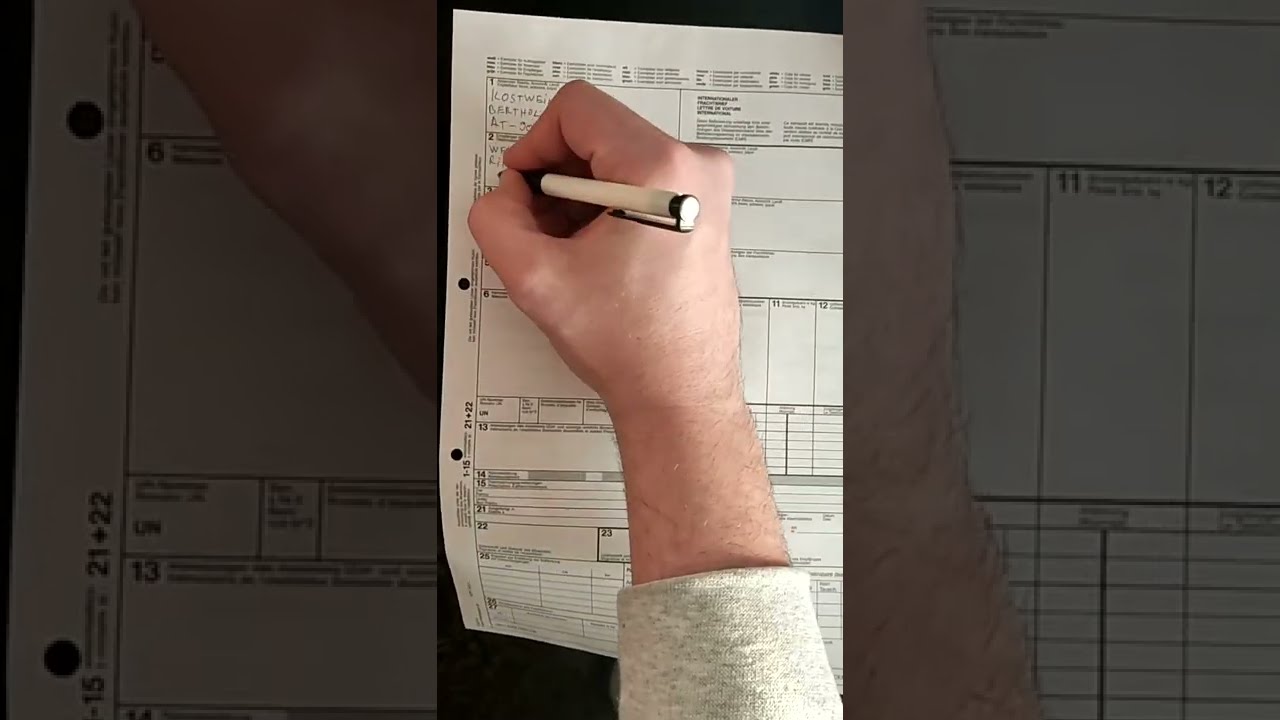 CMR detaljan opis. Kako popuniti CMR - medjunarodni transportni list.