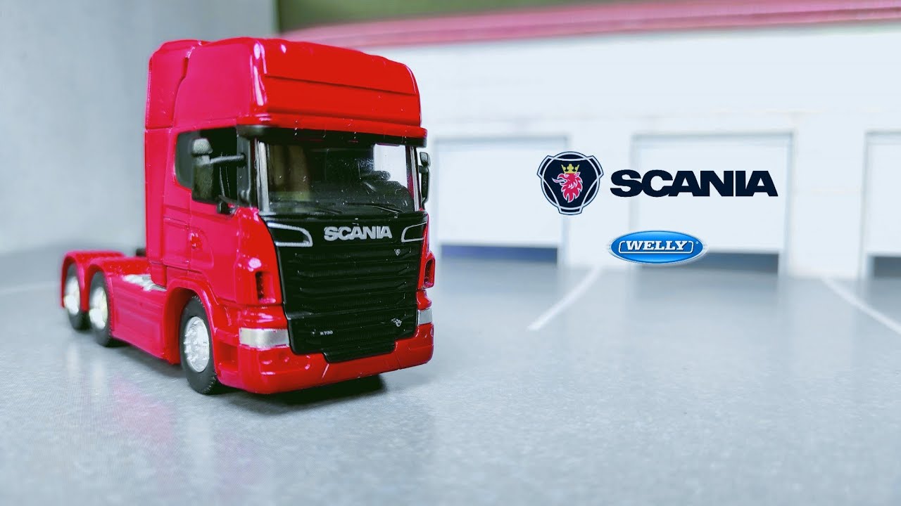 Unboxing Diecast Truck Scania V8 R730 1:64 Welly | Diecast Review