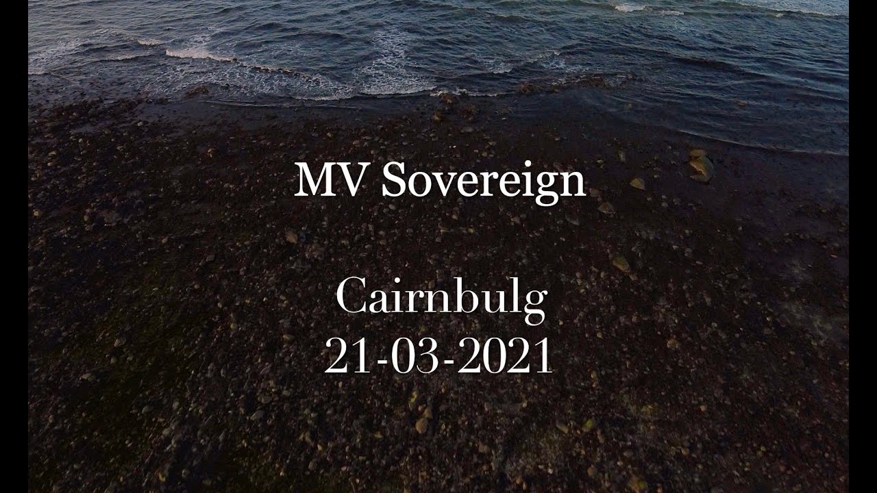 MV Sovereign at Cairnbulg