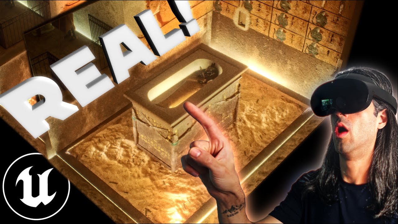 We made a DIGITAL TWIN of an Egyptian tomb in VR