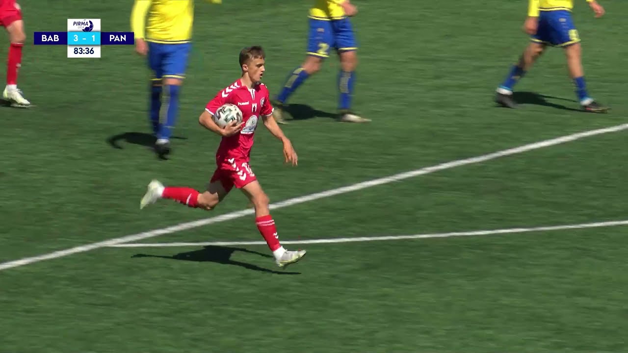 Pirma lyga 2021.10 turas: Plungės  „Babrungas“  – FK    „Panevėžys“ B rungtynių apžvalga