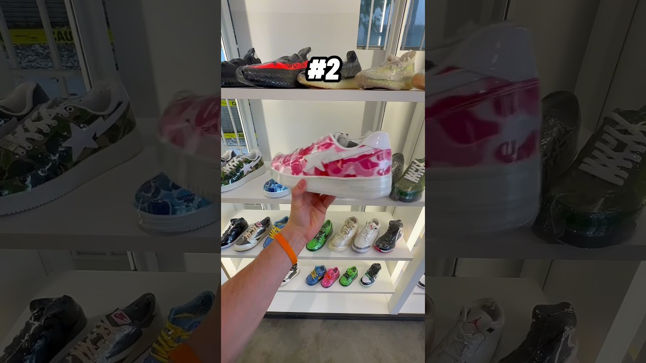 Which Are You Choosing? 🤔👟🔥 #shorts #sneakers #bape #miami #japan