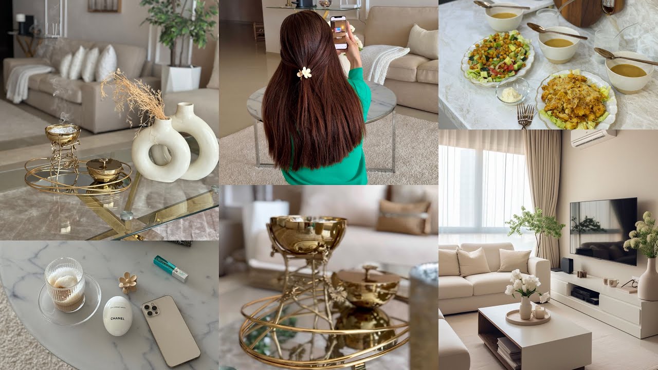 روتين الصالون المغربي علاش مابقاوش كيجيو الضياف ، عشاء بالخفة 💫👌