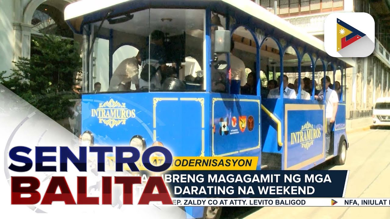 E-TRANVIA na isang electric vehicle, libreng magagamit ng mga turista sa Intramuros simula...