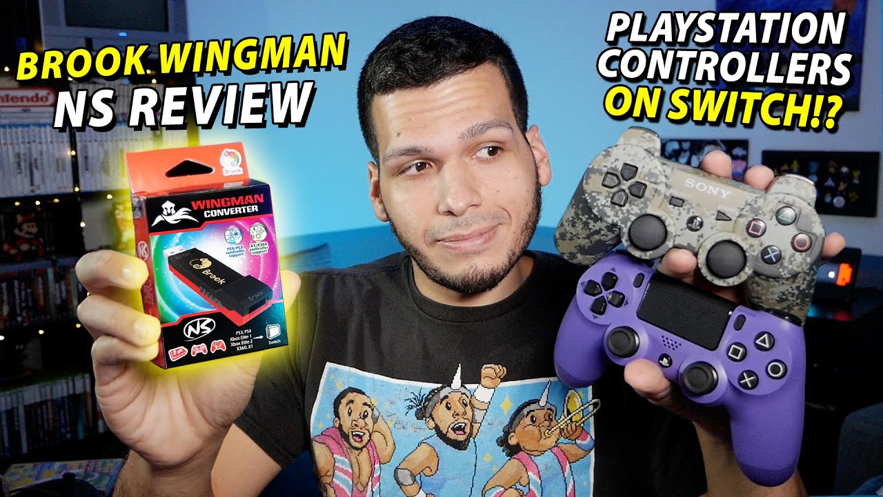 Use Playstation and Xbox Controllers on Nintendo Switch! - Brook Wingman NS Converter Review
