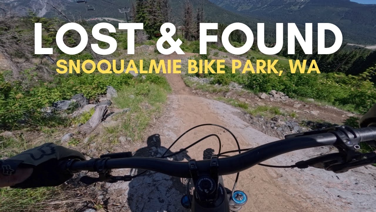 Bike park black tech on Lost & Found - Snoqualmie Bike Park, WA