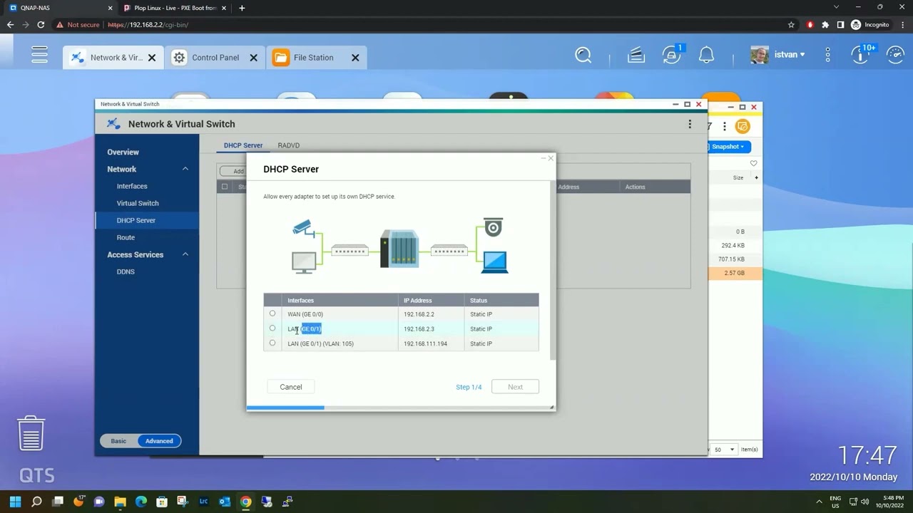 PXE boot PlopLinux from QNAP NAS
