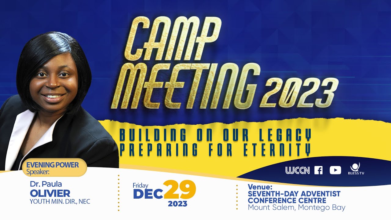 Evening  Session || DAY 3 || Camp  Meeting  2023 || Dr. Paula Olivier || Dec 29, 2023