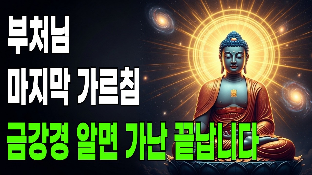 금강경 무주상보시의 이치를 알면 인생의 가난이 끝납니다ㅣ부처님 말씀ㅣ불교 명언ㅣ