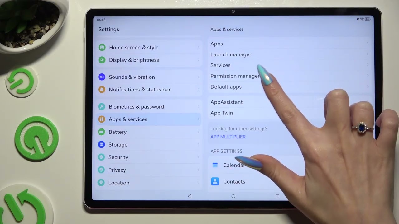 Как изменить приложения по умолчанию на HUAWEI MatePad Pro 12.6 – Настройки приложений