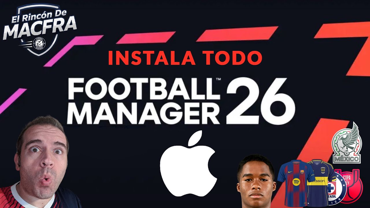 Real Name Fix y parches gr&aacute;ficos para Football Manager 26 en Mac #fm26 #Mac #macfra