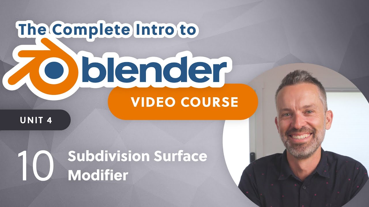 Blender Beginner Tutorial &ndash; Subdivision Surface Modifier