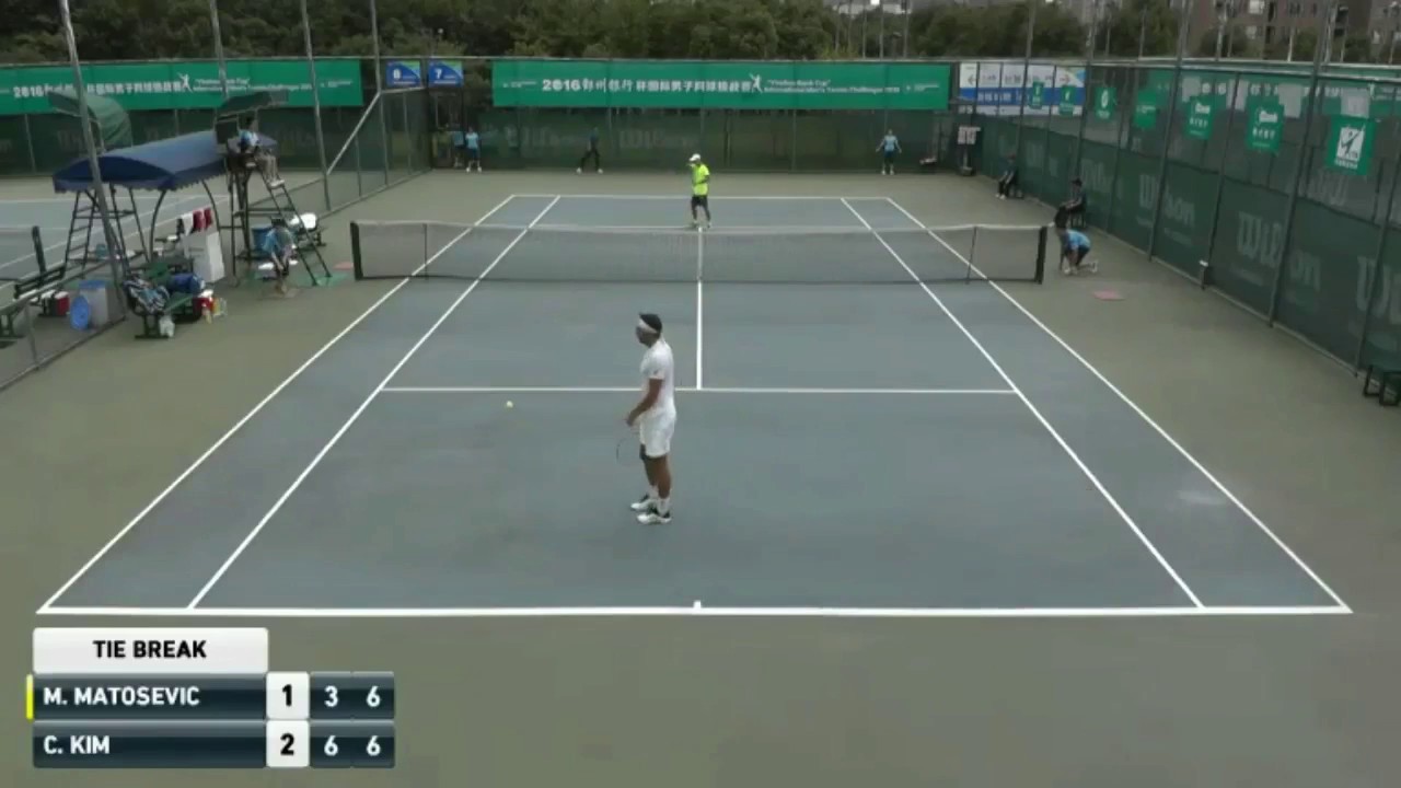 Tennis pro has TWO FOREHANDS and serves (lefty and righty)