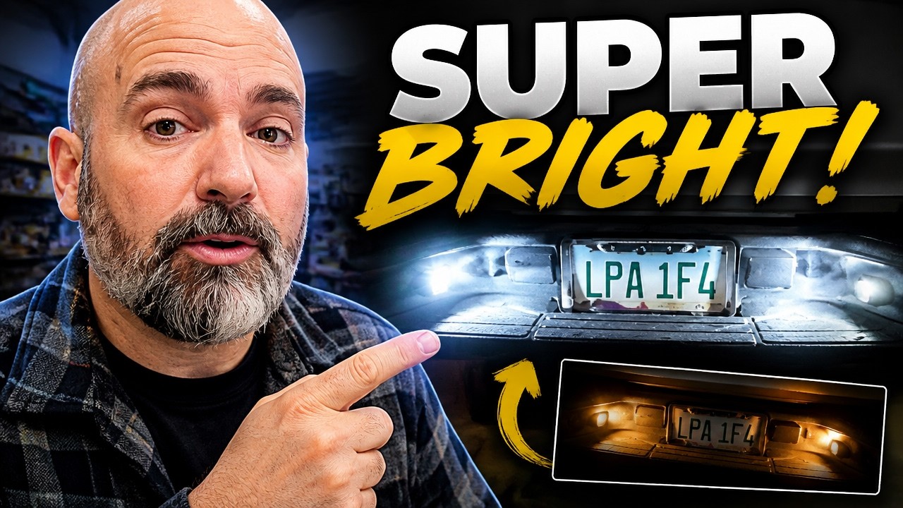 Easy 1-Minute Upgrade: Boost Auto LED License Lights for 99-07 Silverado (Huge Difference!)