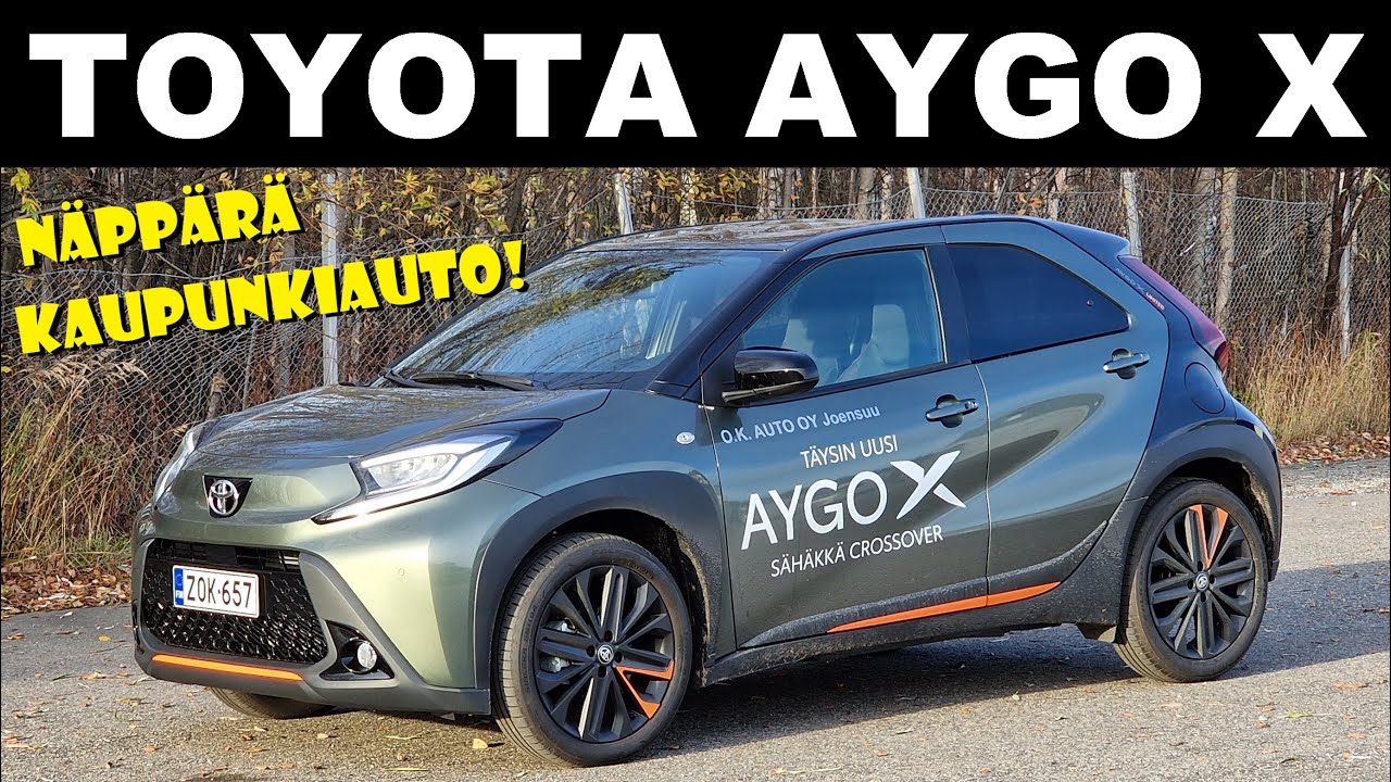 Toyota Aygo X &rdquo;Cross&rdquo; koeajo - Maastohenkisyytt&auml; kaupunkiin