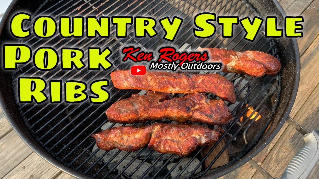 Country Style Ribs on the Weber Kettle