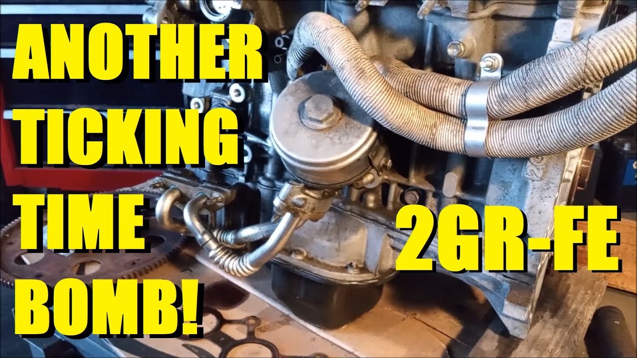 Как заменить трубку масляного радиатора двигателя Toyota 3.5L V6 2GR-FE/комплект для буксировки S...