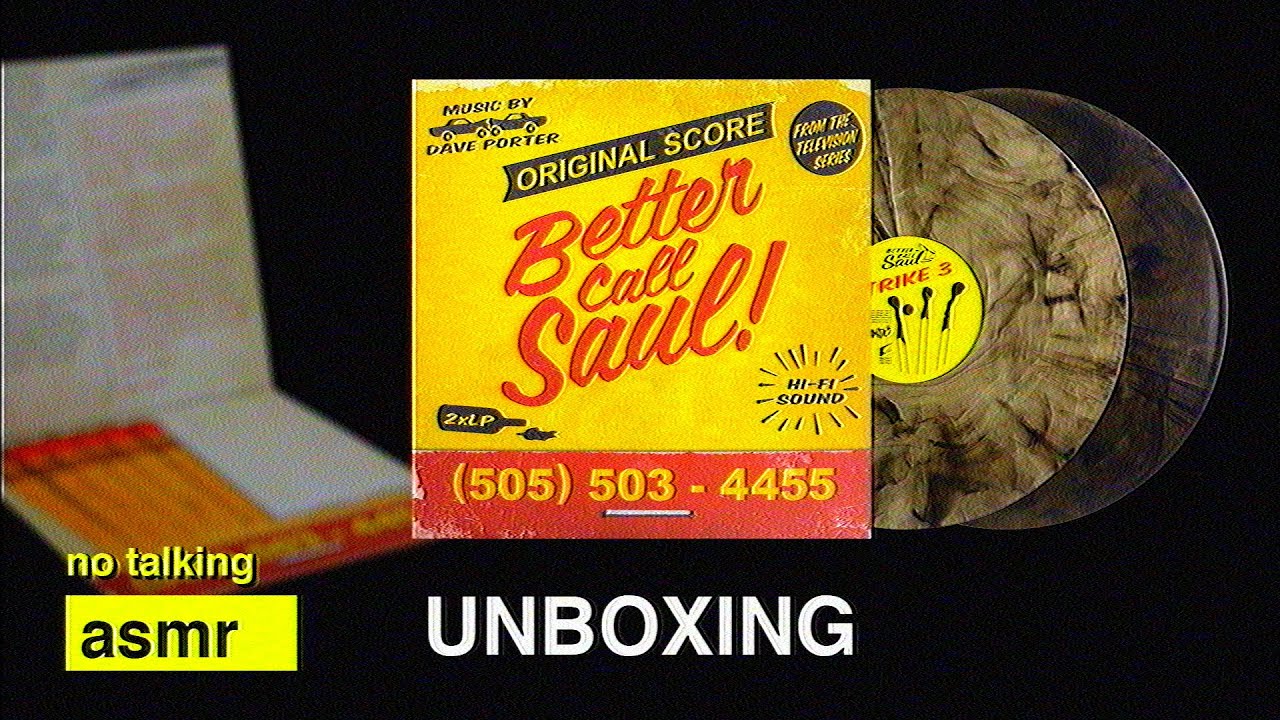 Better Call Saul Soundtrack | ASMR Vinyl Unboxing & Sleeving - No Talking