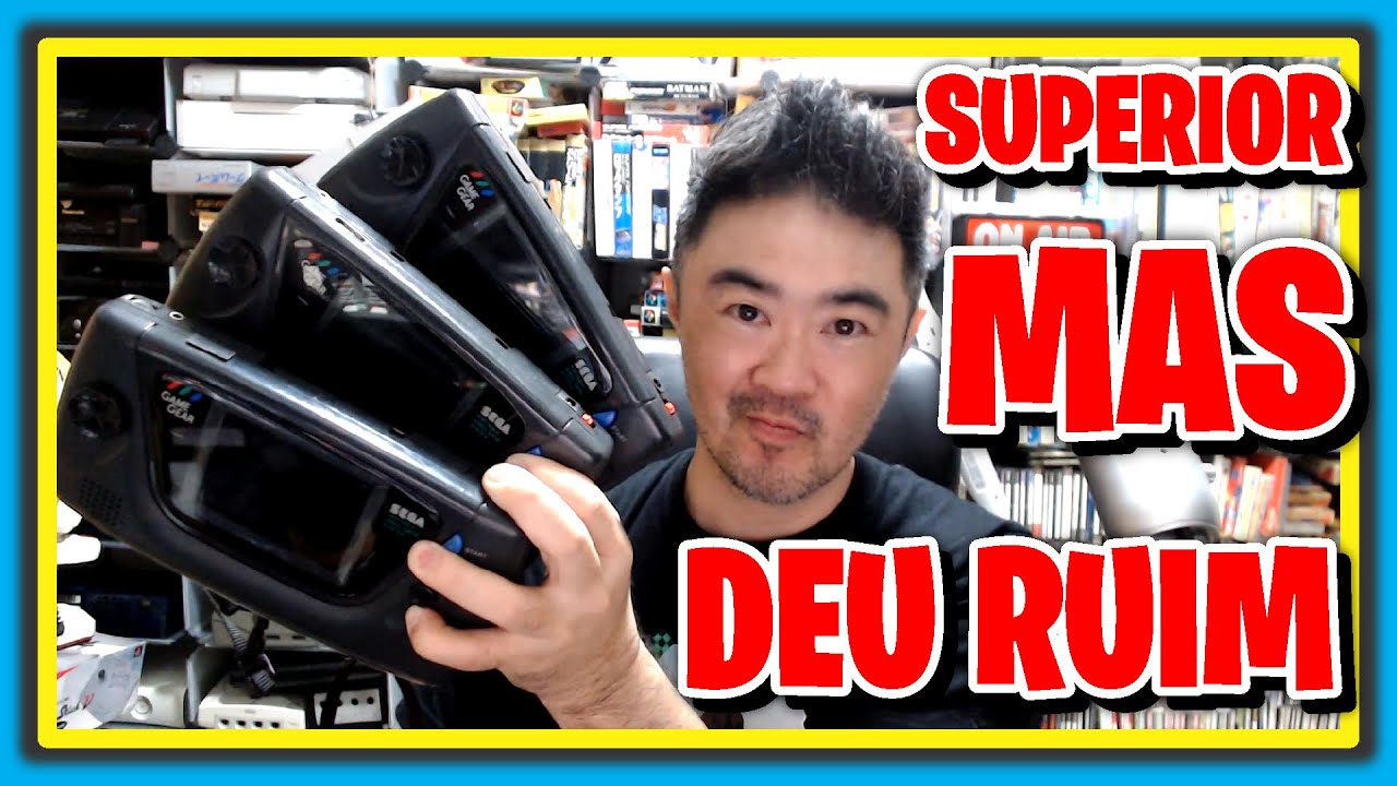 POR QUE O GAME GEAR MESMO SENDO MELHOR QUE O GAME BOY FRACASSOU ?