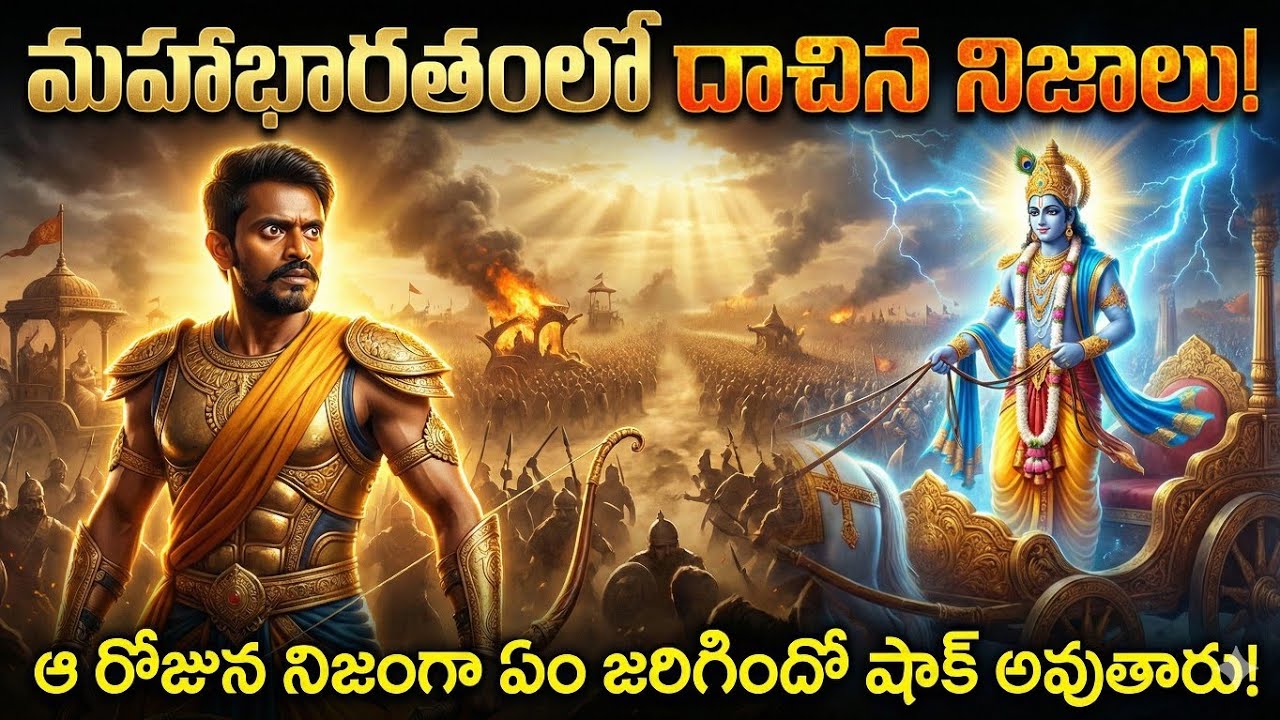 Is the Mahabharata Based on Actual Events? | Mythological facts in Telugu | Dhruv Abhayan Facts