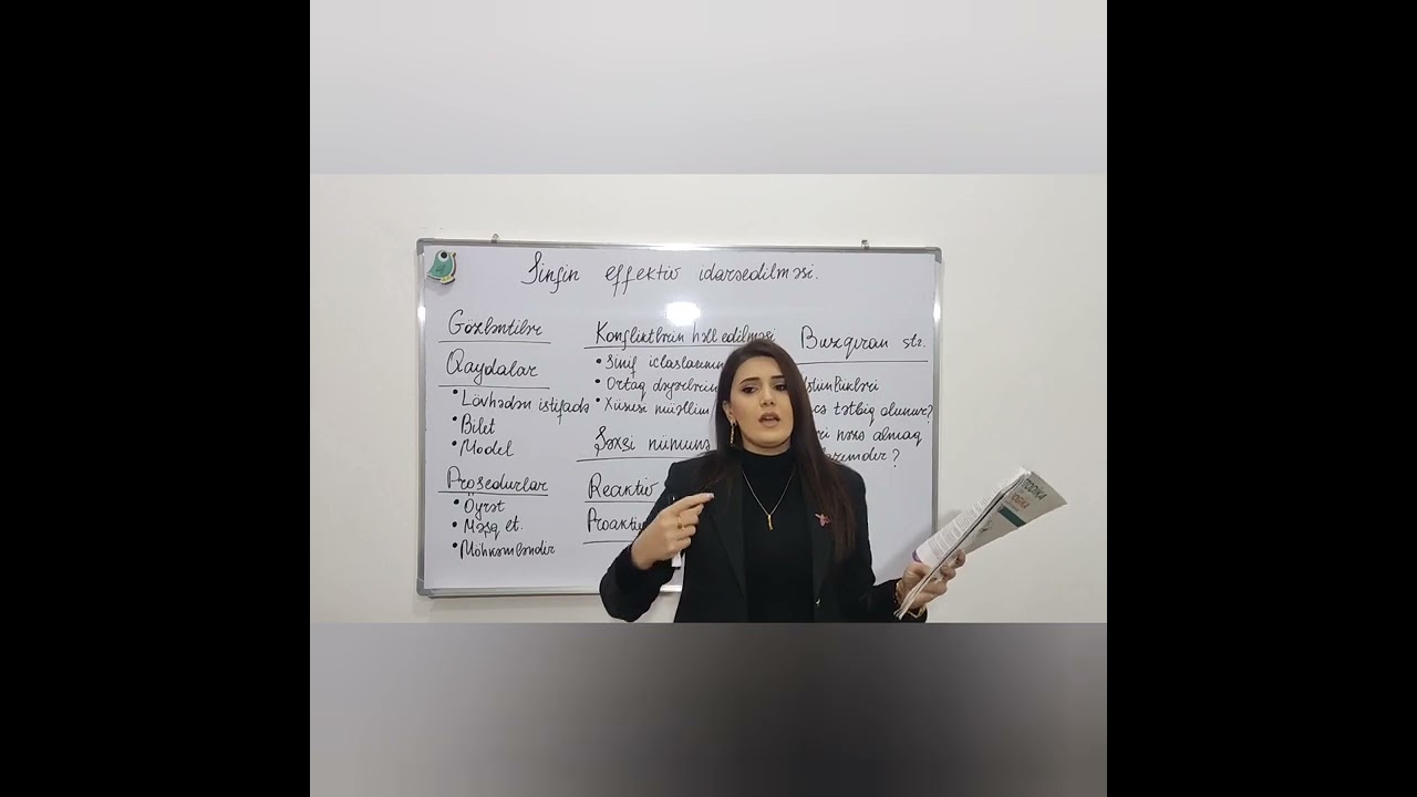 Sinfin effektiv idarəedilməsi- Gözləntilər / Gülanə Hüseynova MHM Tədris Mərkəzi