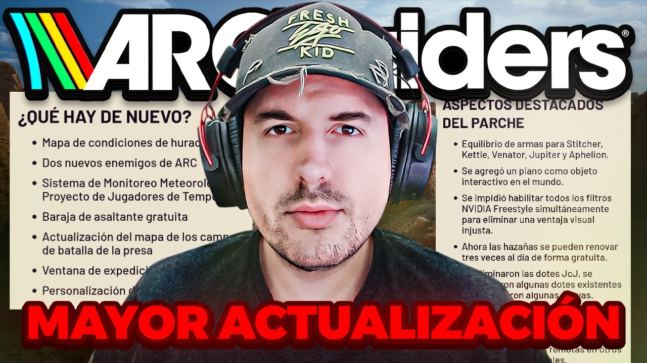 LA MAYOR ACTUALIZACIÓN DE LA HISTORIA DE ARC RAIDERS (Balance de Armas,Nuevos Arcs y Muchos Cambios)