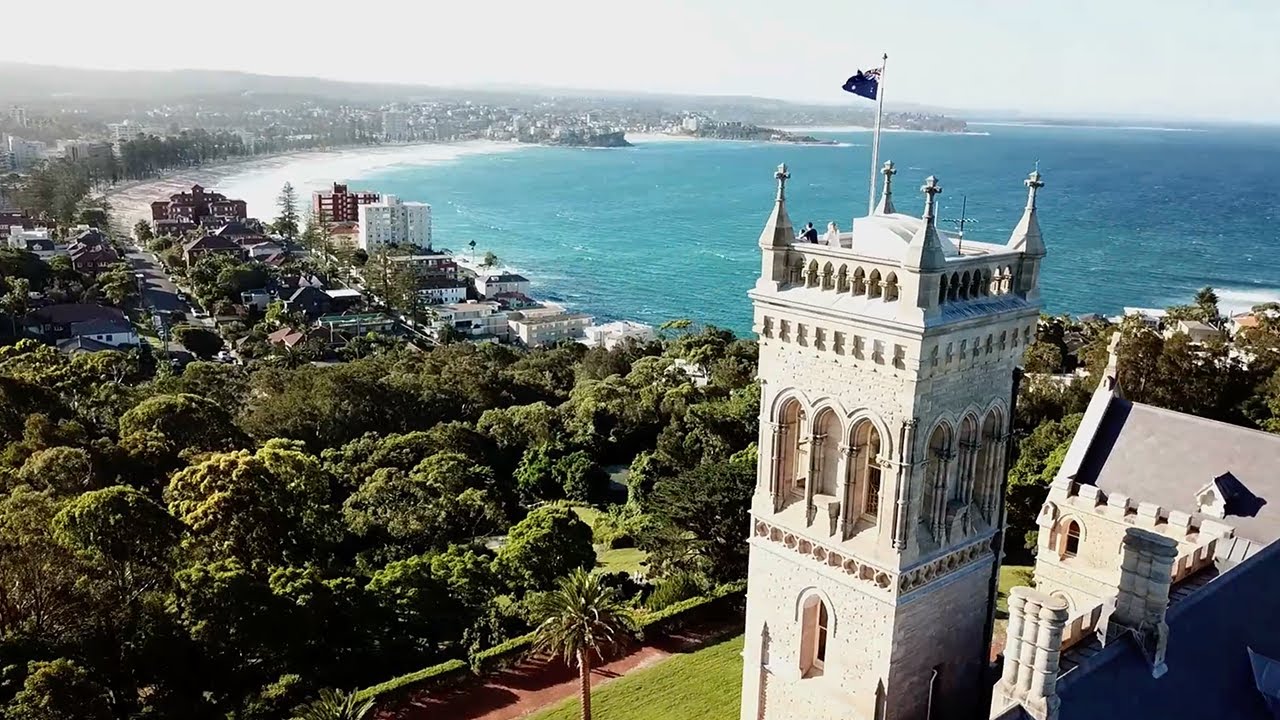 ICMS Student Video - Study in a castle by the beach in Australia