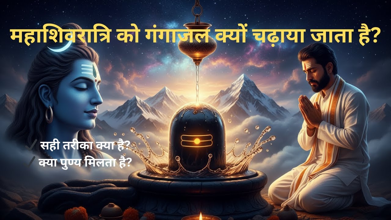 महाशिवरात्रि पर शिव को गंगाजल क्यों चढ़ाते हैं?