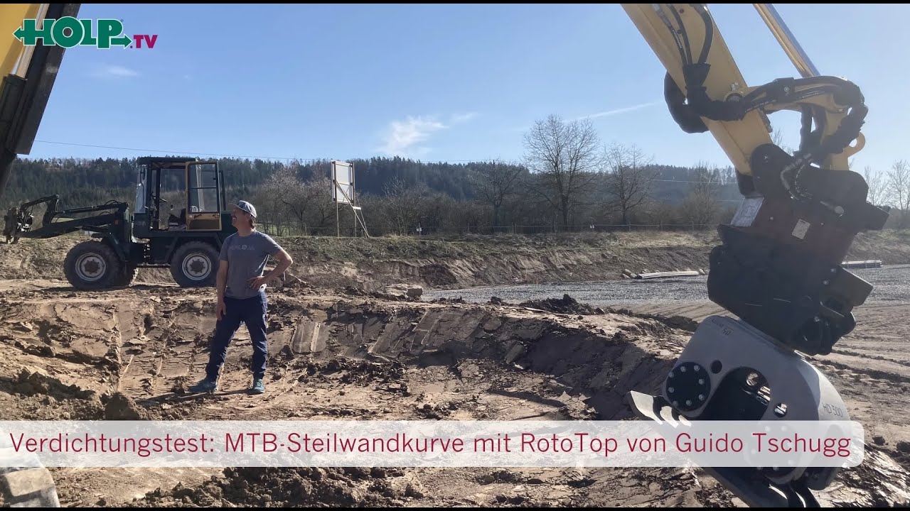 Verdichtungstest mit Guido Tschugg und Drehantrieb RotoTop