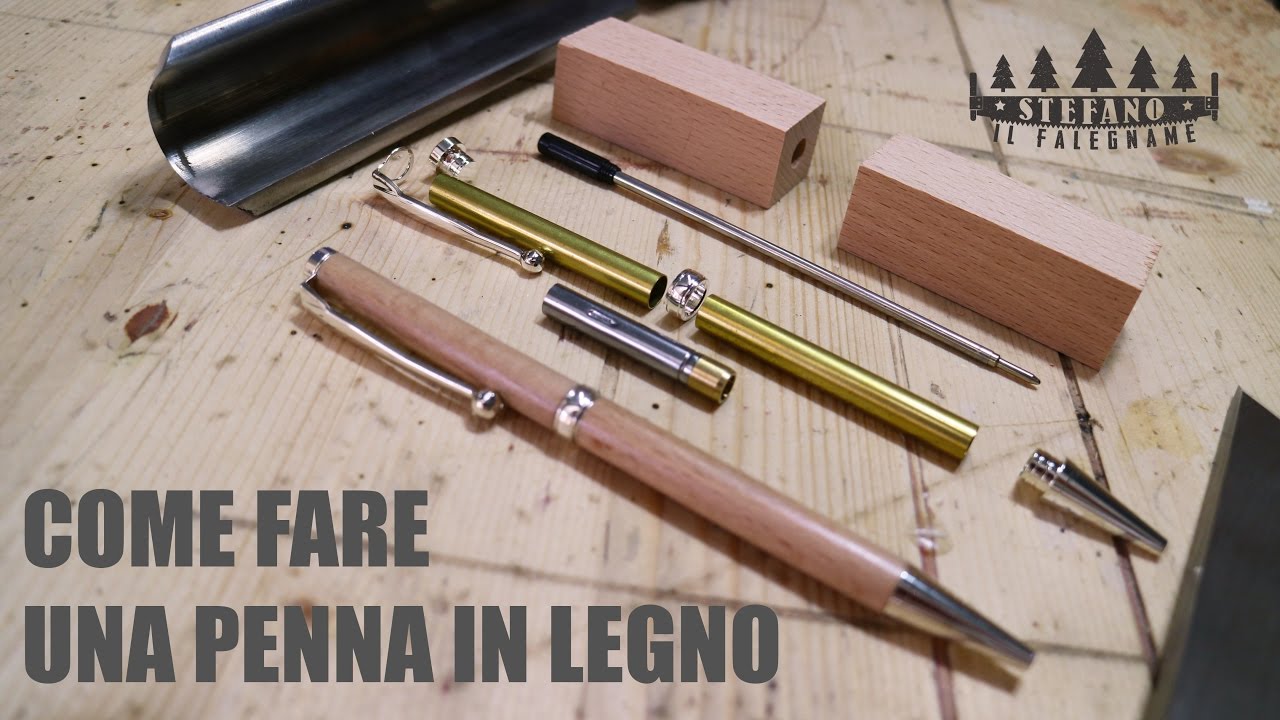 COME FARE UNA PENNA IN LEGNO. FAI DA TE