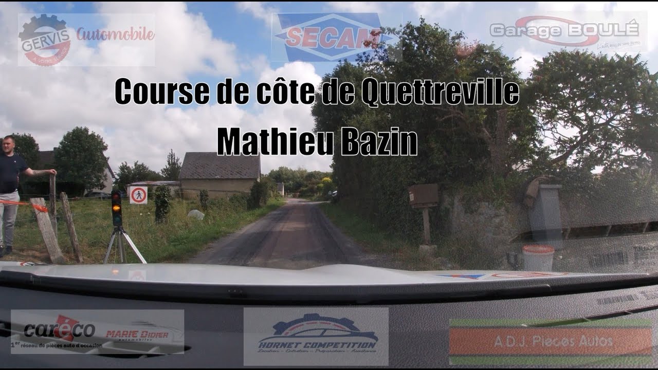 Course de côte de Quettreville 2021 (Caméra embarqué Mathieu Bazin)