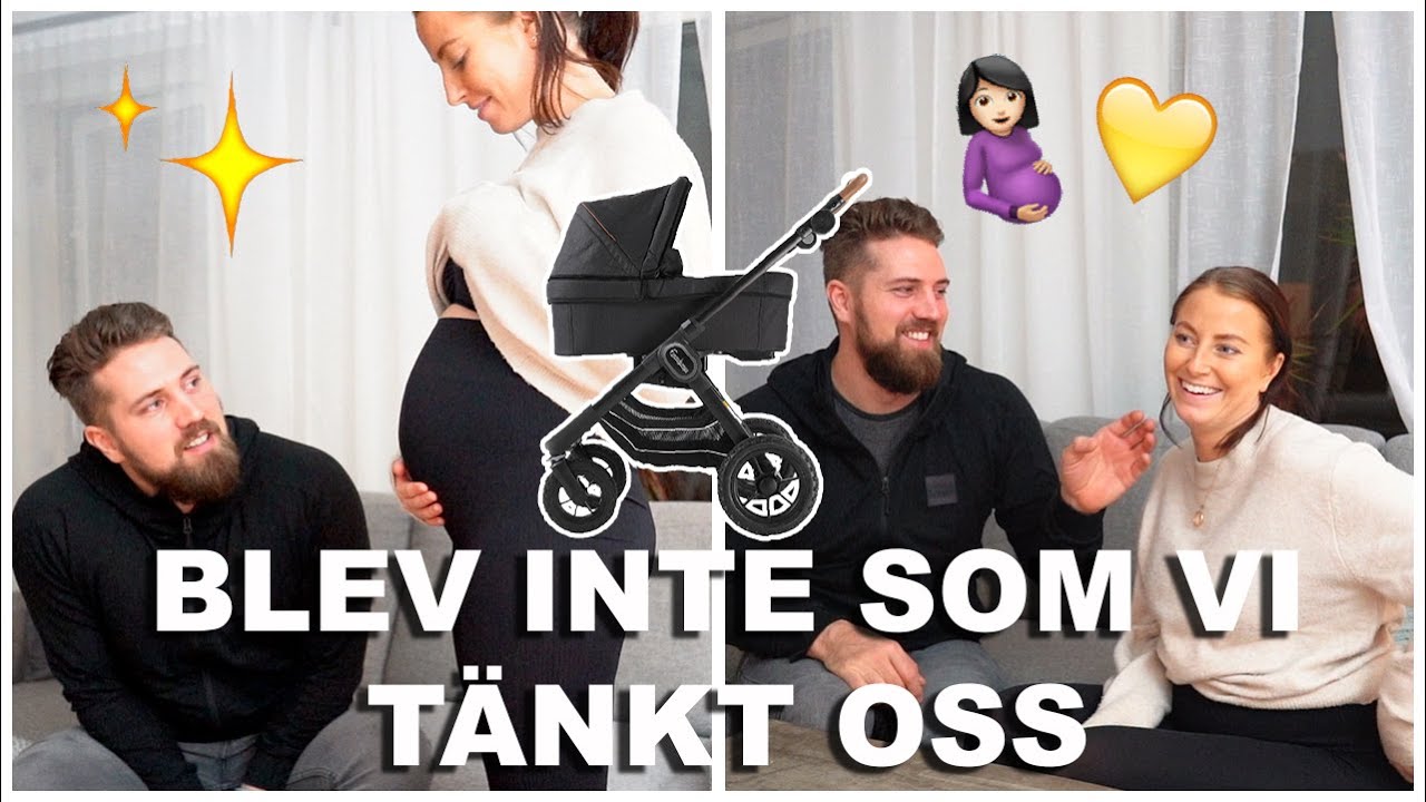 KOLLAR BARNVAGN! Blev dock inte som vi tänkt.. Gravidupdate V.25