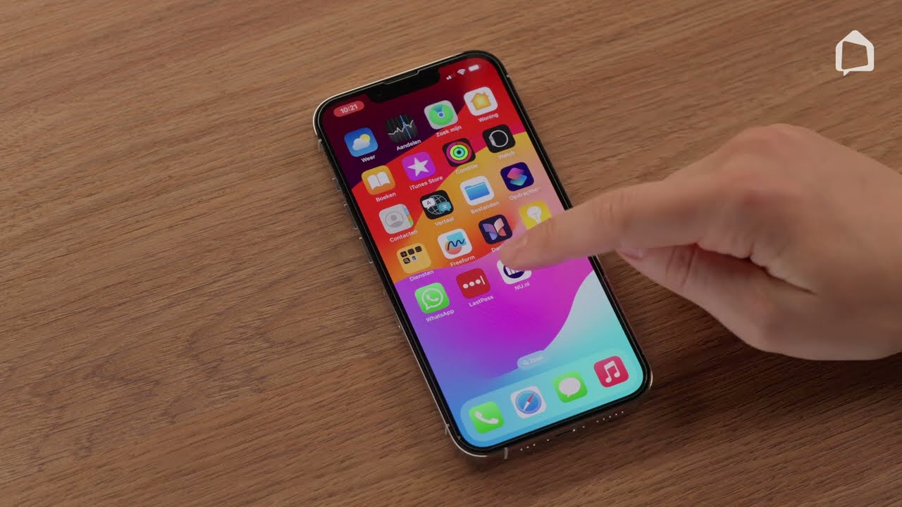 Klik & Tik. Mobiel | Apps verplaatsen (iPhone)