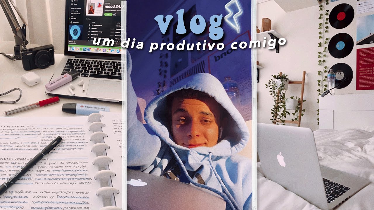 VLOG: UM DIA NA MINHA VIDA *chill and productive*