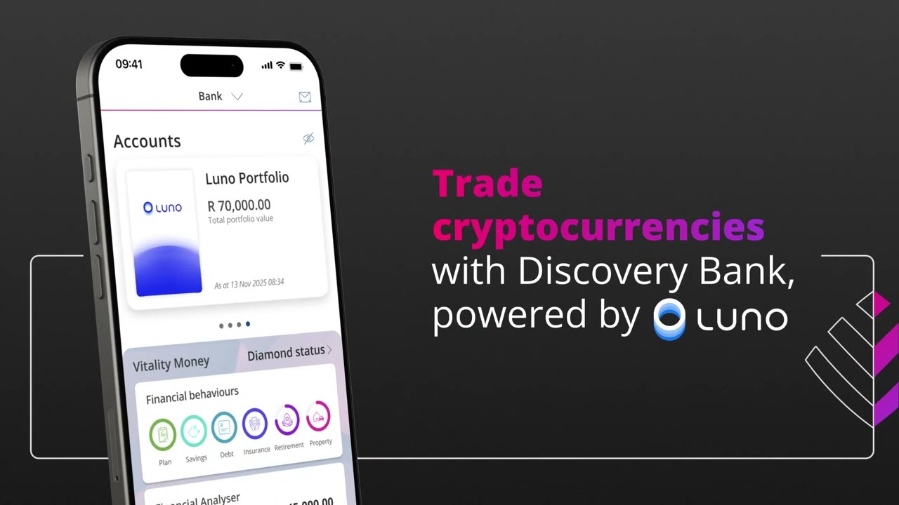 How to link your Luno account to your Discovery Bank app