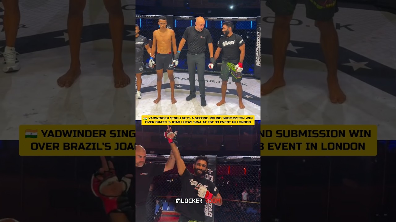HUGE WIN 🚨 🇮🇳 Yadwinder Singh gets a win in London #IndianMMA