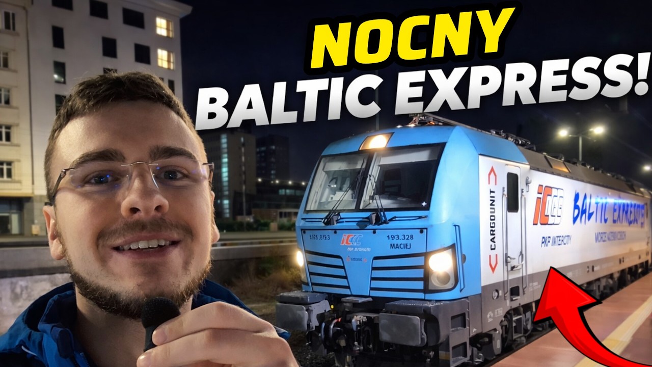 NOCNA PODR&Oacute;Ż POCIĄGIEM BALTIC EXPRESS! *Popełniłem DUŻY Błąd!*