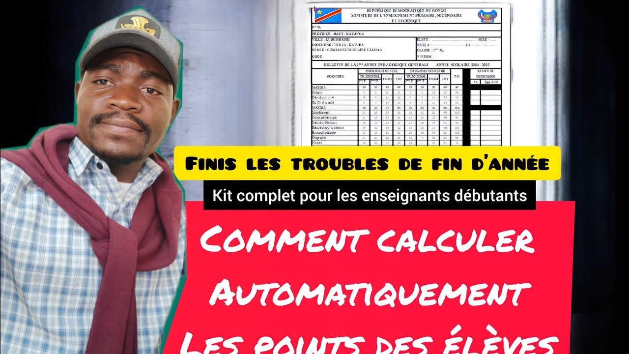 COMMENT FAIRE UN BULLETIN SCOLAIRE