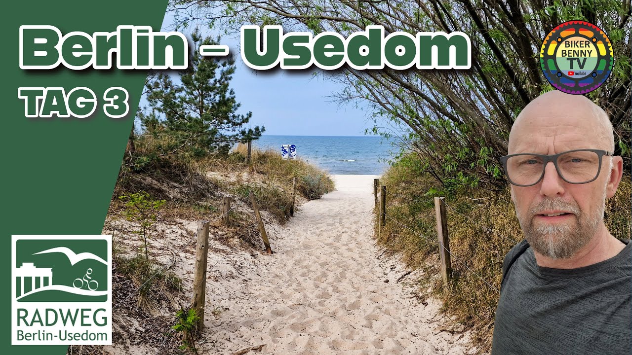 Berlin Usedom Radweg Tag 3, Von Usedom Stadt nach Peenemünde