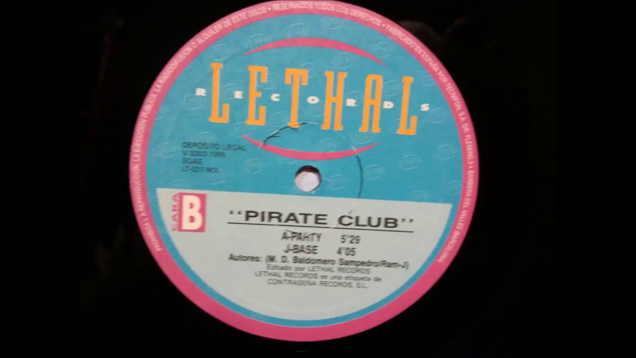Dj Pirata   Pirate Club B1 A Party 1995