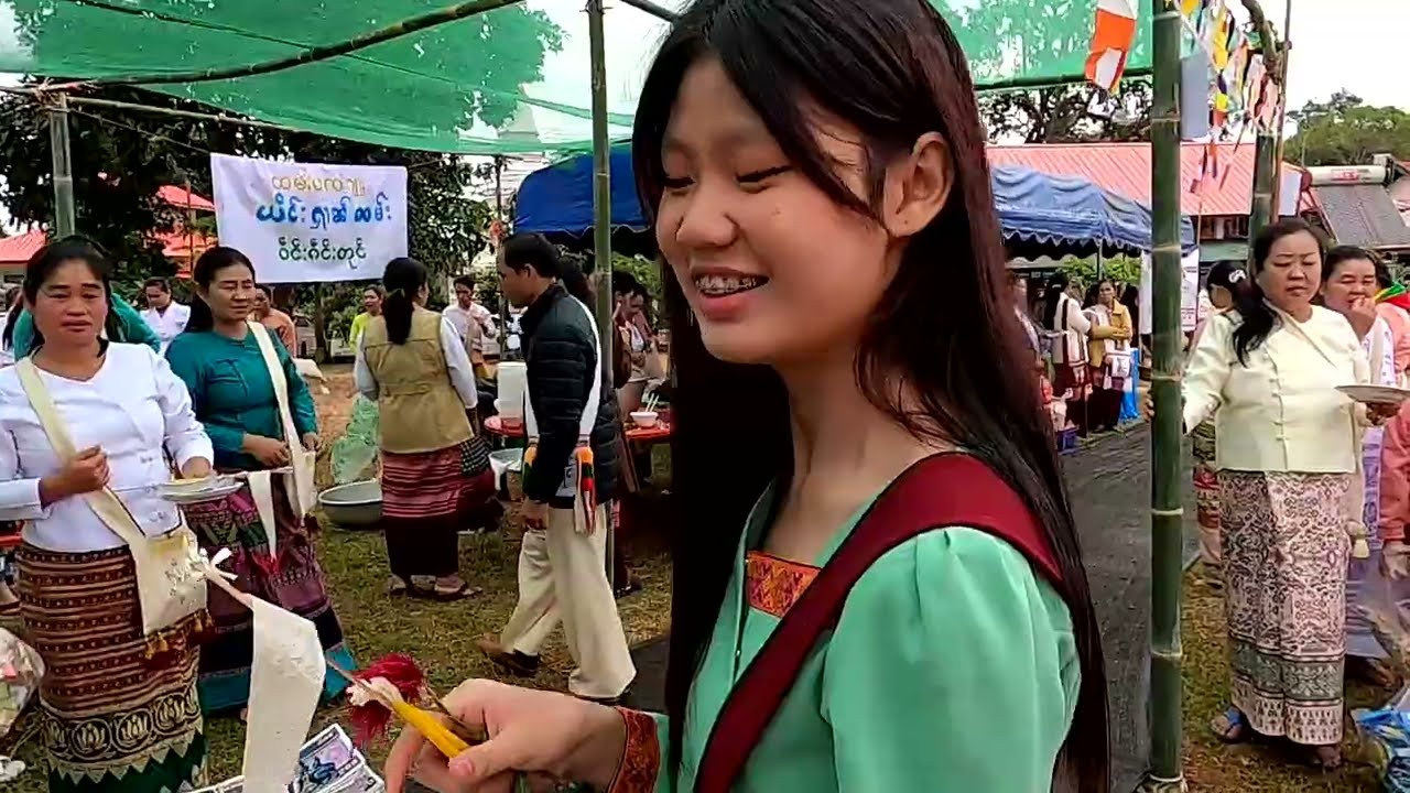 น้องหอมนาวน้อยน้ารักเชียงตุง Hom cute girl Kengtung in My village