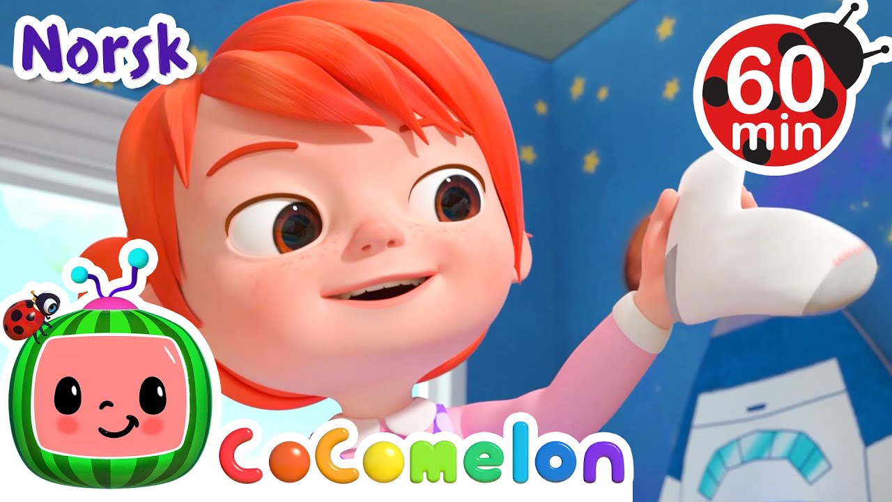 Sokkesangen | Vuggesanger for Babyer | CoComelon Norsk