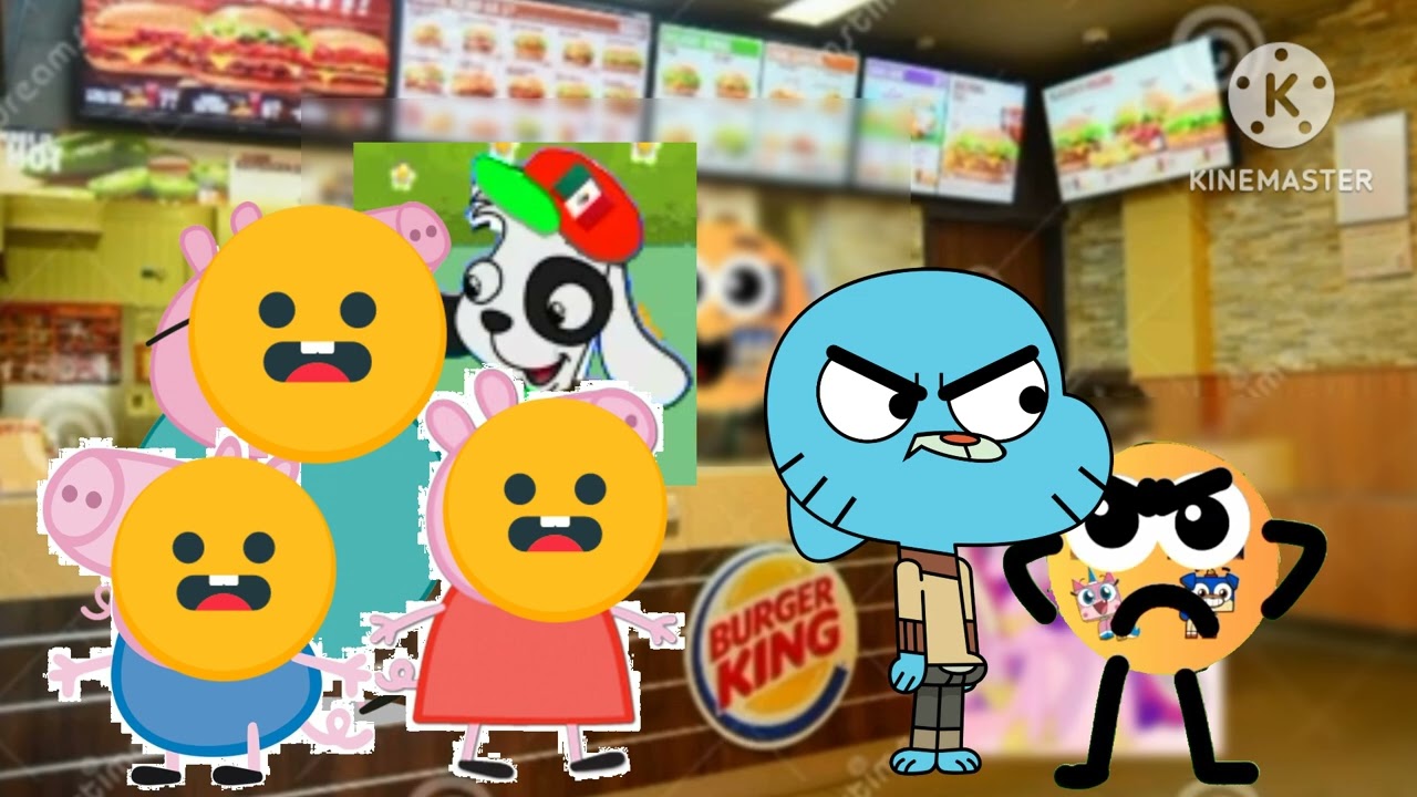 capitán naranja 2012 destruye el burguer king y es castigado y enviado a Brasil