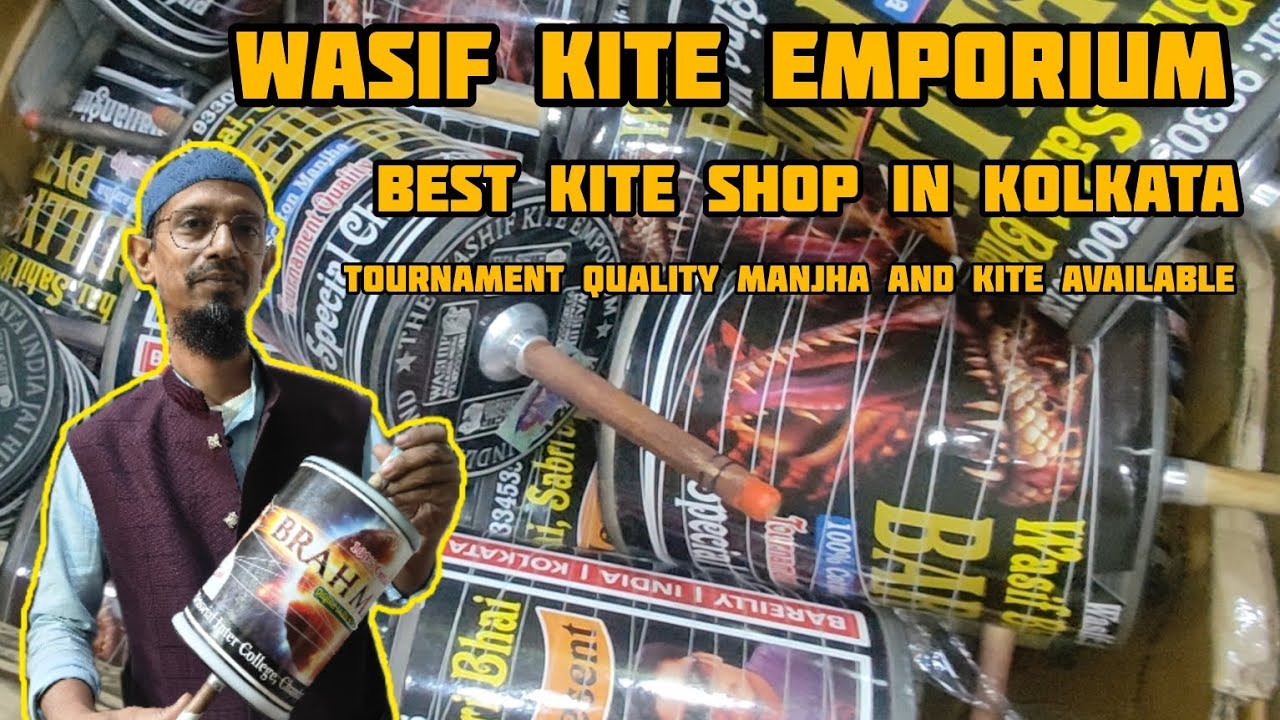 wasif Kite emporium.tournament quality manjha and kite available