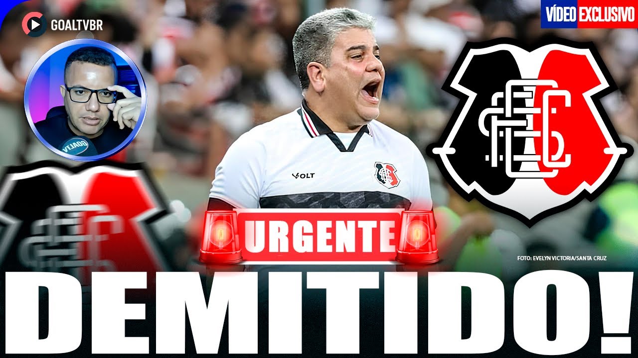🚨 DEMITIDO! Marcelo Cabo DEIXA o Santa Cruz e bastidores revelam PROBLEMÃO GRAVE